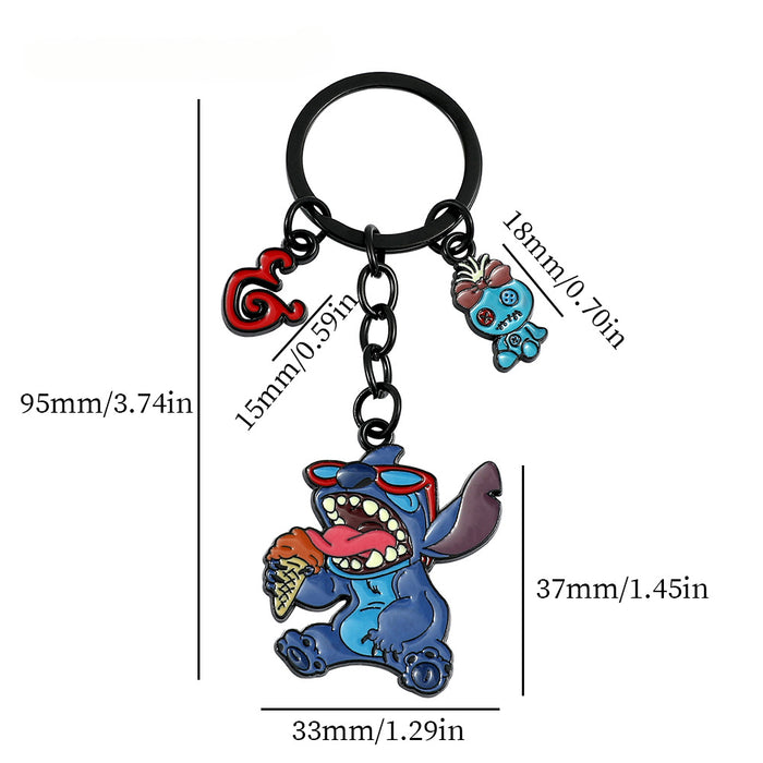 Wholesale Cartoon Zinc Alloy Keychain JDC-KC-BS020