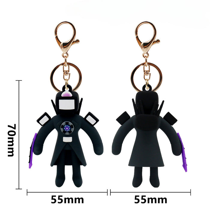 Wholesale Cartoon Anime PVC Keychains JDC-KC-HaoAn011