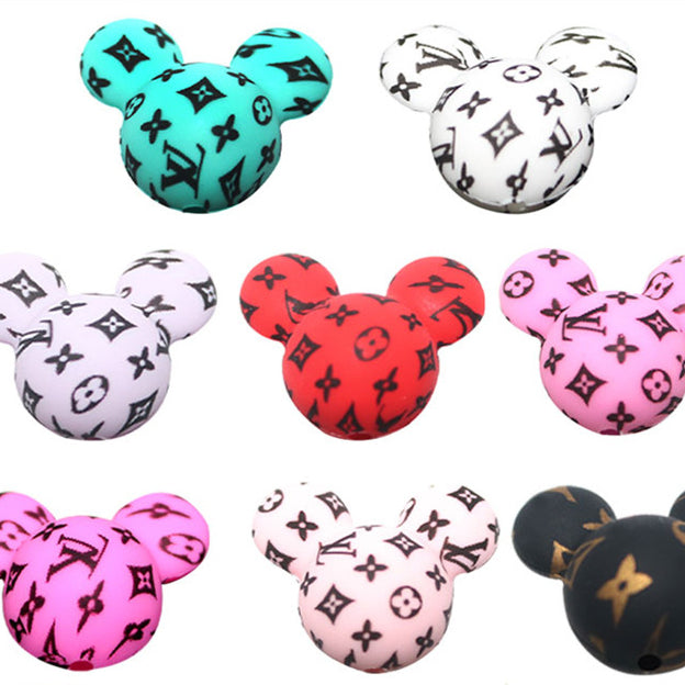 Wholesale 20PCS Cartoon Silicone Beads JDC-BDS-YuMo014