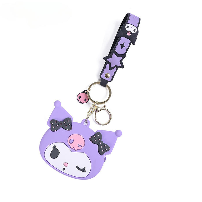 Wholesale Cartoon Mini Silicone Coin Purse Keychain (S) JDC-KC-TaoTa001