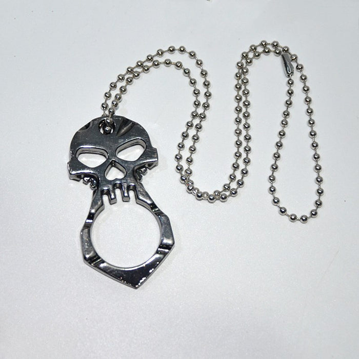 Wholesale Alloy Single Finger Skull Keychain JDC-KC-KB032