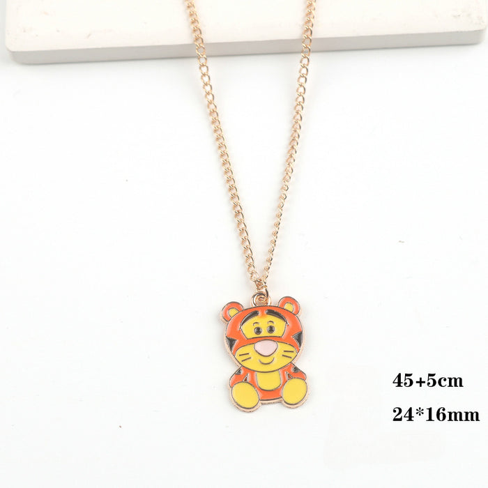 Wholesale Halloween Cartoon Alloy Pendant Necklace JDC-NE-FuYu010