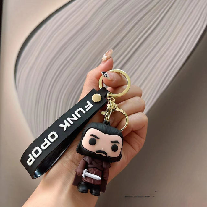 Wholesale 2PCS Super Cute Cute Doll PVC Keychains JDC-KC-Aobang007