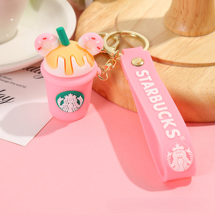 Wholesale Cute Cartoon Doll Silicone Keychain JDC-KC-WC025