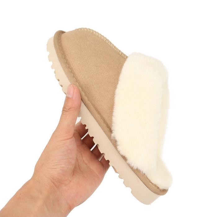 Wholesale Plush Cotton Slippers (F) JDC-SP-KLA001