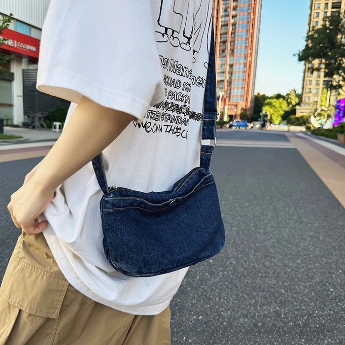 Wholesale Denim Shoulder Messenger Bag JDC-SD-MoZi001