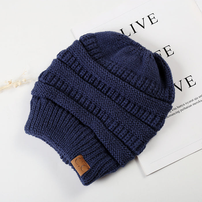 Wholesale Simple Autumn and Winter Empty Top Knitted Hat JDC-FH-HengYu002