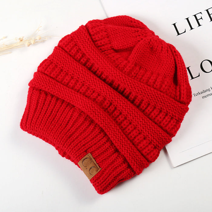 Wholesale Simple Autumn and Winter Empty Top Knitted Hat JDC-FH-HengYu002