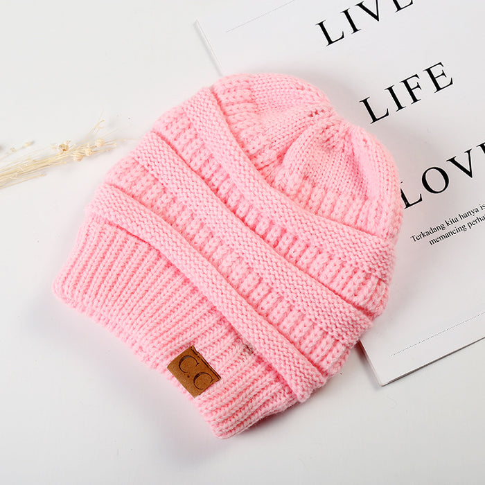 Wholesale Simple Autumn and Winter Empty Top Knitted Hat JDC-FH-HengYu002