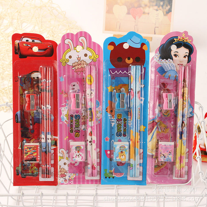 Wholesale Gift Stationery Sets for Pencil eraser pencil sharpener ruler