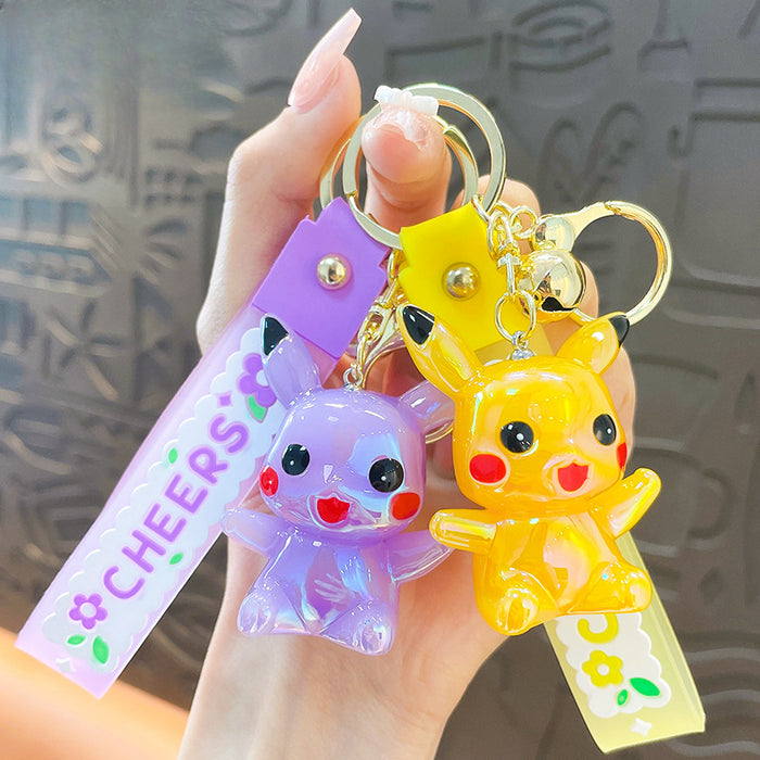 Wholesale Acrylic Glossy Mini Doll Keychain JDC-KC-YanG040