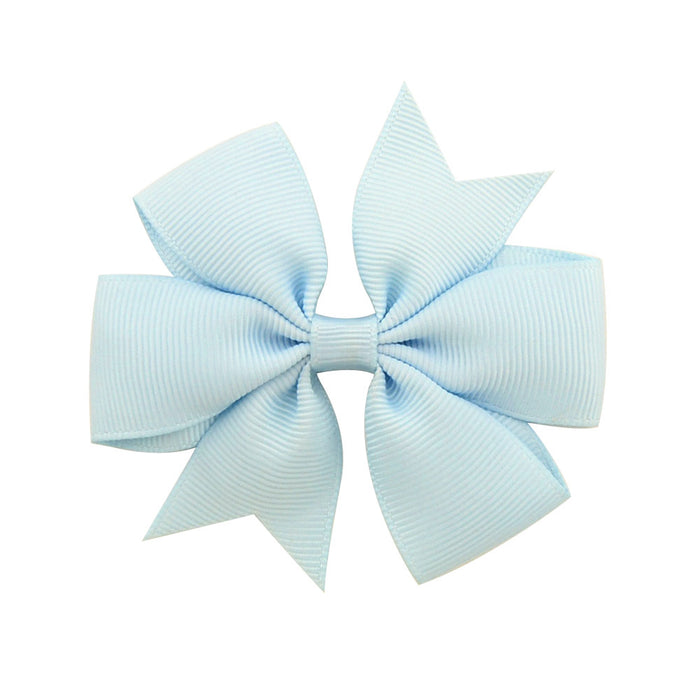 Wholesale Six Ears Solid Color Ribbed Fishtail Bow Set JDC-HC-Xiane022