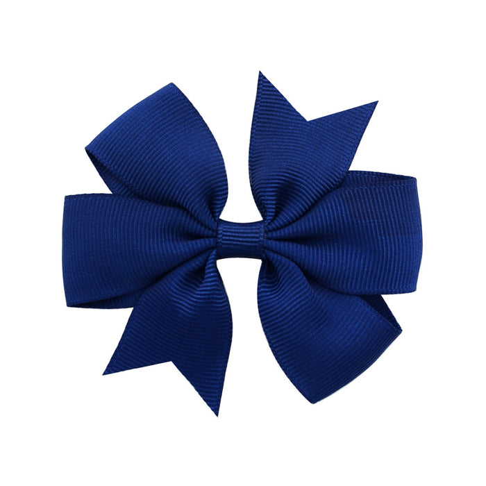 Wholesale Six Ears Solid Color Ribbed Fishtail Bow Set JDC-HC-Xiane022