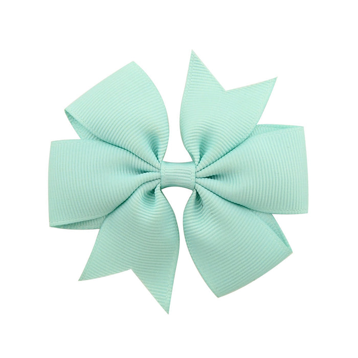 Wholesale Six Ears Solid Color Ribbed Fishtail Bow Set JDC-HC-Xiane022