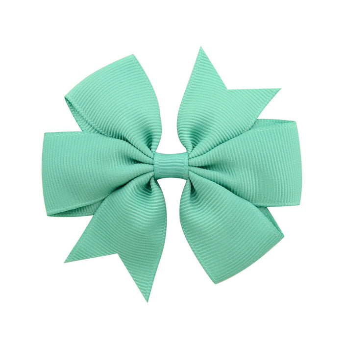 Wholesale Six Ears Solid Color Ribbed Fishtail Bow Set JDC-HC-Xiane022