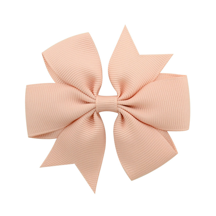 Wholesale Six Ears Solid Color Ribbed Fishtail Bow Set JDC-HC-Xiane022