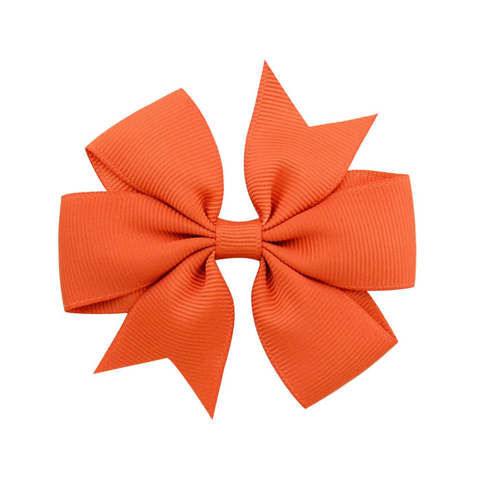 Wholesale Six Ears Solid Color Ribbed Fishtail Bow Set JDC-HC-Xiane022