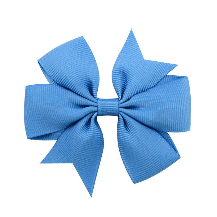 Wholesale Six Ears Solid Color Ribbed Fishtail Bow Set JDC-HC-Xiane022