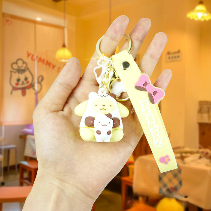 Wholesale PVC Cartoon Doll  Keychain JDC-KC-Yexiang022