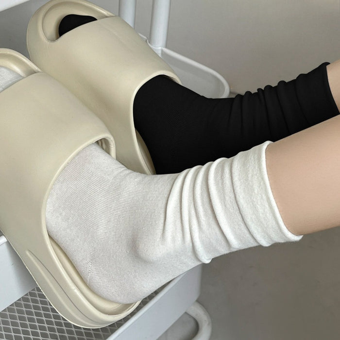 Wholesale Maternity Socks for Women Boneless Loose Mouth Socks for Children Casual Solid Color Mid Tube Socks Trendy Pile Socks JDC-SK-JiaMu007