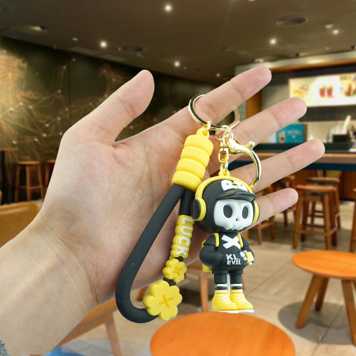 Wholesale Cartoon Doll PVC Keychain JDC-KC-HaoH007