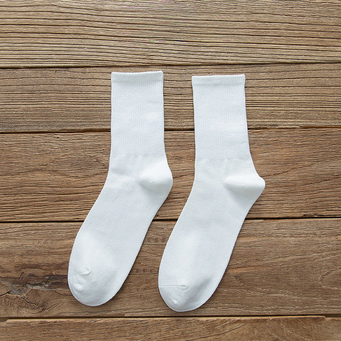 Wholesale Trendy  Cotton Socks Solid Color JDC-SK-LingX002