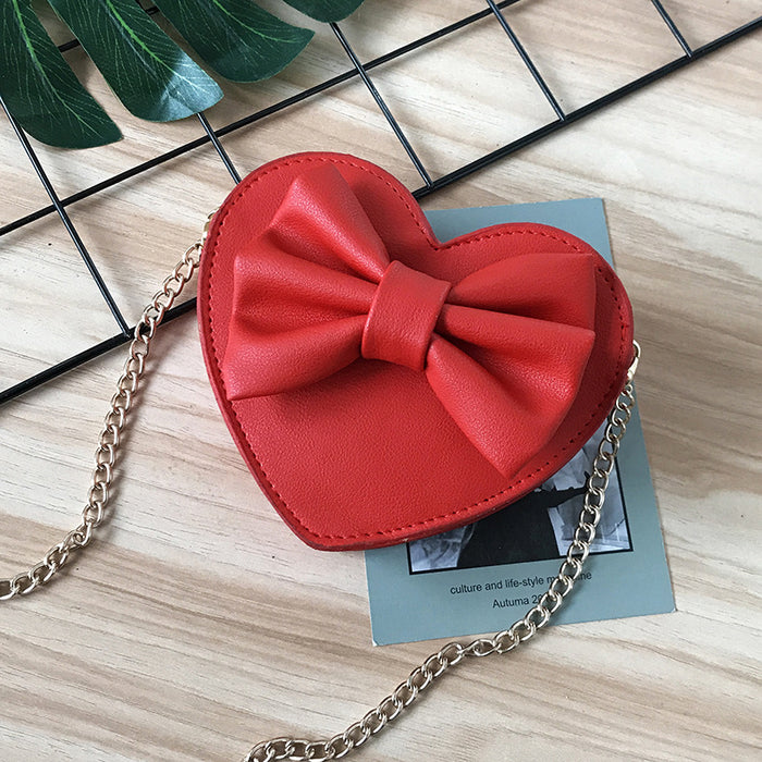 Wholesale PU Heart Bow Chain Shoulder Bag JDC-SD-YuanDuo018