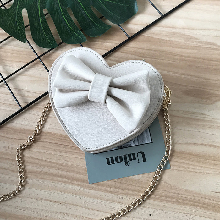 Wholesale PU Heart Bow Chain Shoulder Bag JDC-SD-YuanDuo018