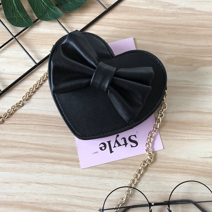 Wholesale PU Heart Bow Chain Shoulder Bag JDC-SD-YuanDuo018