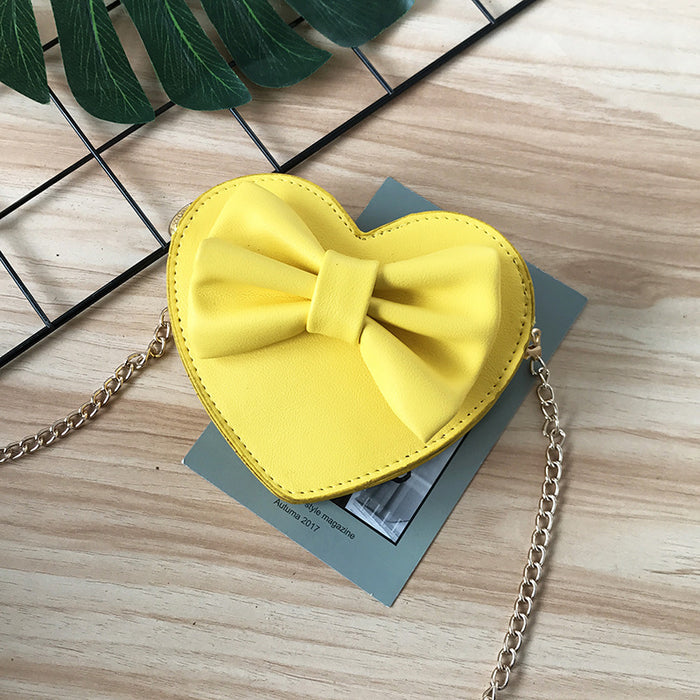 Wholesale PU Heart Bow Chain Shoulder Bag JDC-SD-YuanDuo018