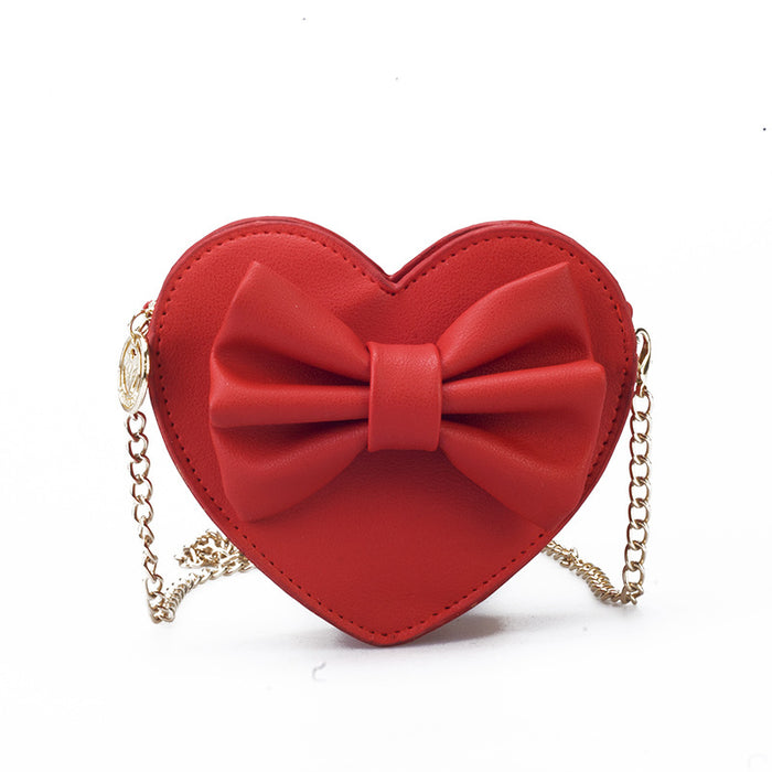 Wholesale PU Heart Bow Chain Shoulder Bag JDC-SD-YuanDuo018