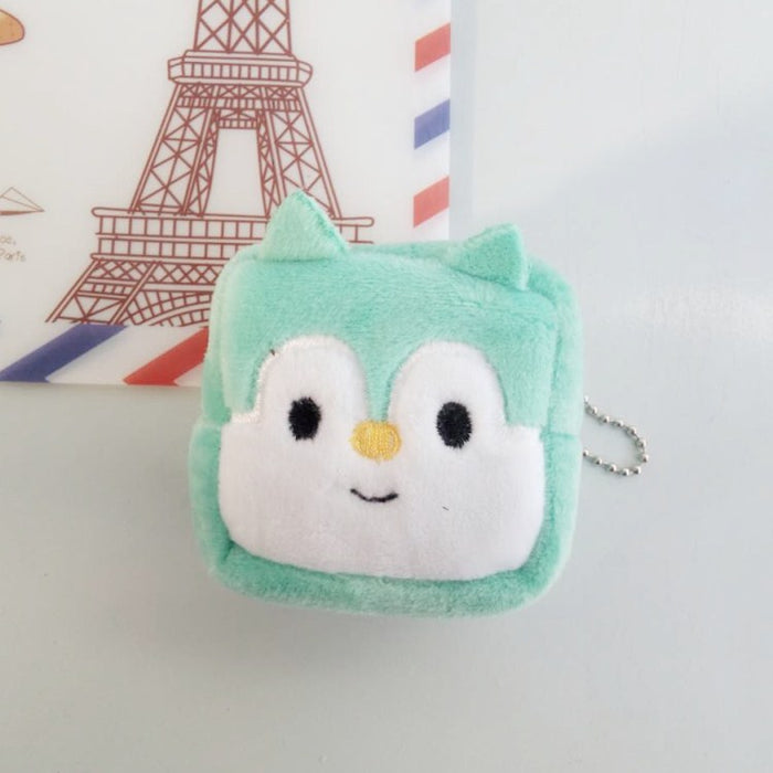 Wholesale Thickened Cute Women Plush Coin Purse Coin Bag Cartoon Totoro Key Bag Square JDC-WT-RC003