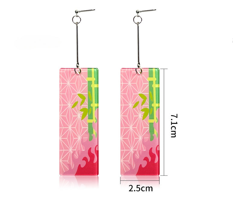 Wholesale Acrylic Cartoon Earrings JDC-ES-JiaYi008