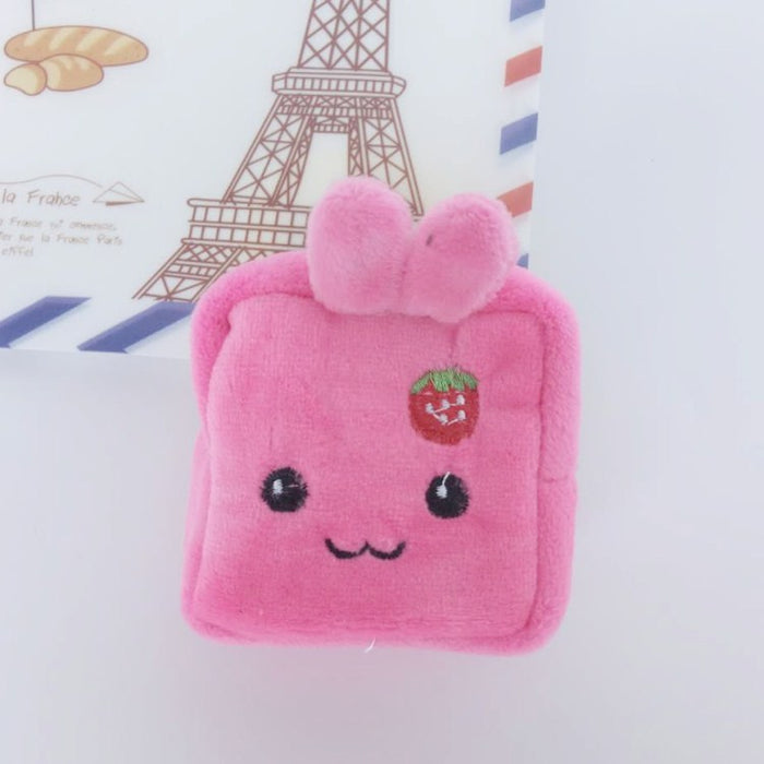 Wholesale Thickened Cute Women Plush Coin Purse Coin Bag Cartoon Totoro Key Bag Square JDC-WT-RC003