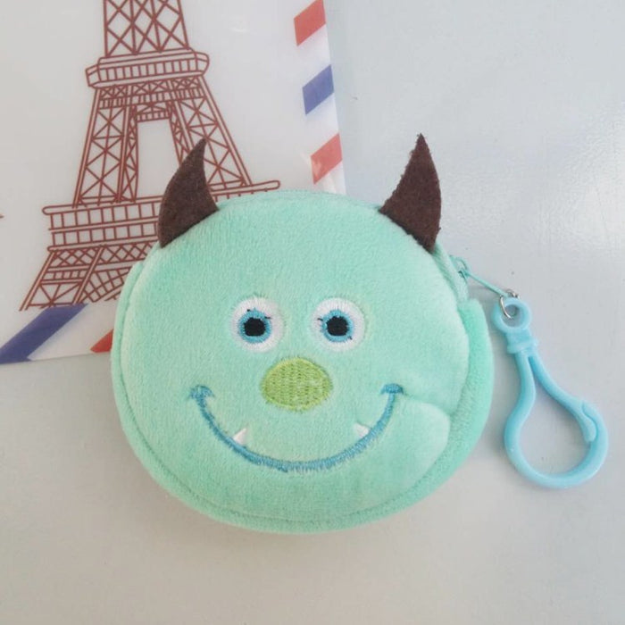 Wholesale Cartoon Cute Plush Small Coin Purse Girls Buckle Coin Bag Student Activity Gift Children Mini Fabric Bag JDC-WT-RC005