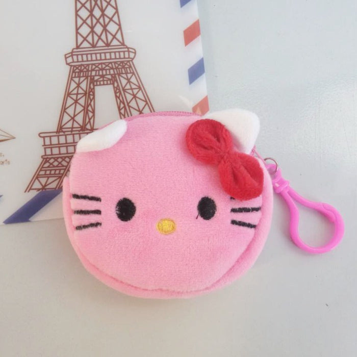 Wholesale Cartoon Cute Plush Small Coin Purse Girls Buckle Coin Bag Student Activity Gift Children Mini Fabric Bag JDC-WT-RC005