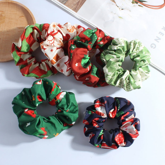 Wholesale Christmas Hair Scrunchies JDC-HS-Heqin002