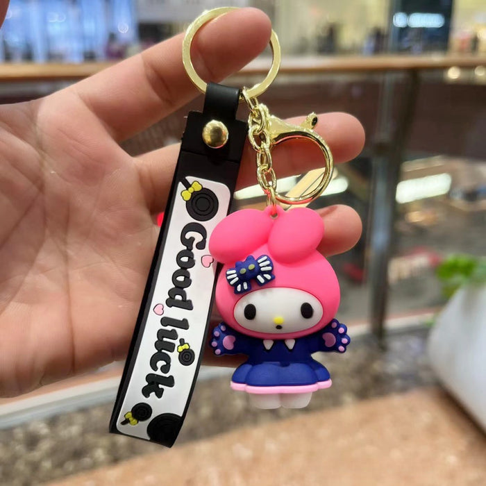 Wholesale Silicone Cartoon 3D Doll Keychain JDC-KC-Biaopan002