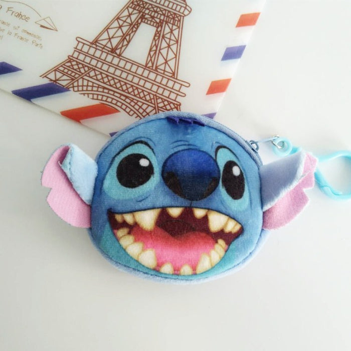 Wholesale Korean Stitch Stitch Coin Purse Cartoon Cute Star Stitch Plush Card Holder Coin Bag JDC-WT-RC004