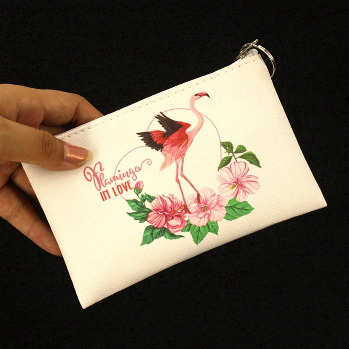 Wholesale Coin Purse Women Creative Cartoon Cute Flamingo JDC-WT-QW017