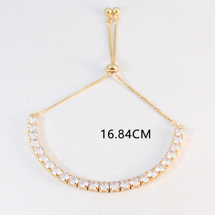 Wholesale Titanium Steel Zircon Pull Bead Bracelet JDC-BT-Moyu001