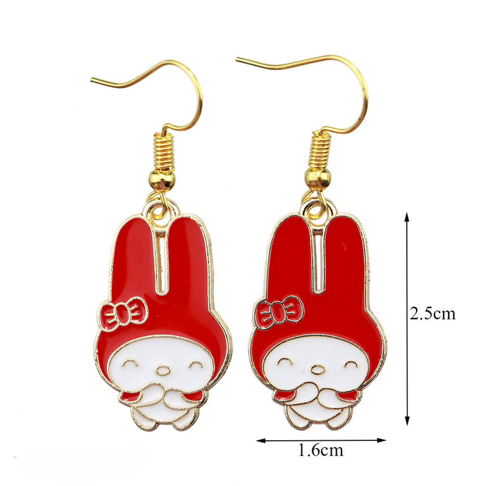 Wholesale Cartoon Animal Resin Earrings JDC-ES-niqing019