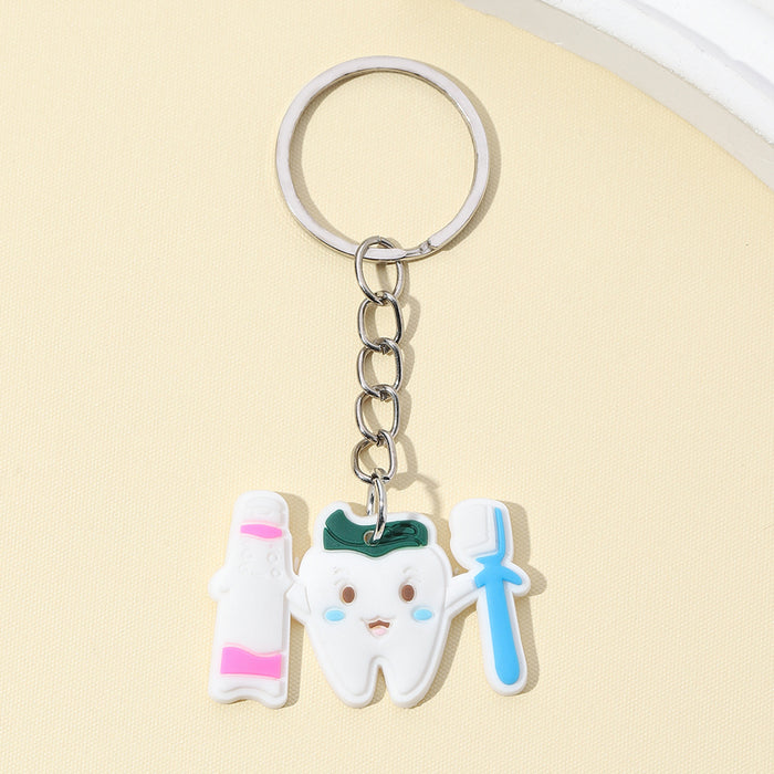 Wholesale Nurses Day Series Silicone Keychain JDC-KC-RongRui011