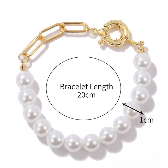 Wholesale Multi-layer Pearl Bracelet Set JDC-BT-ManY005