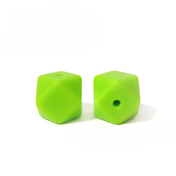 Wholesale 50pcs Hexagonal Silicone Beads JDC-BDS-HongZhou015