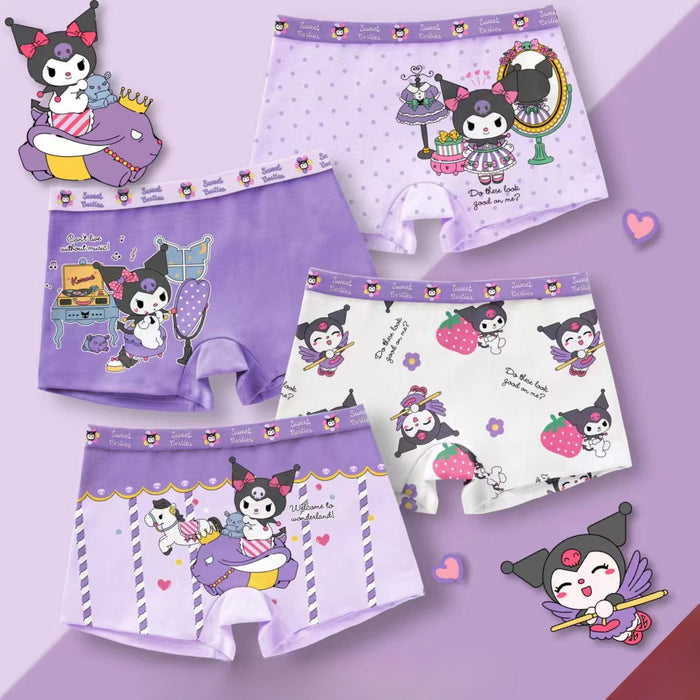 Wholesale Four-pack Pure Cotton Cartoon Children's Underwear (S) JDC-BS-Mings001