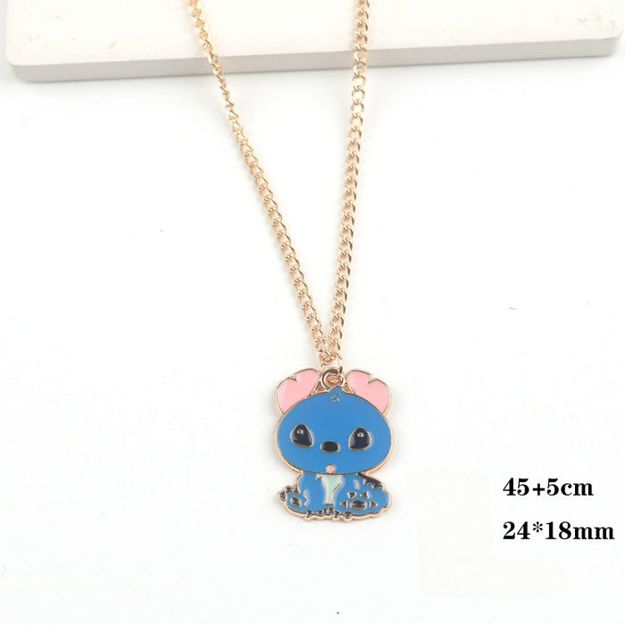 Wholesale Halloween Cartoon Alloy Pendant Necklace JDC-NE-FuYu010