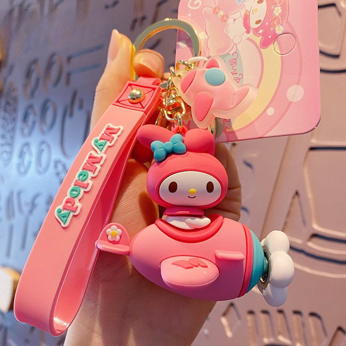 Wholesale Cartoon Doll Silicone Keychain (S) JDC-KC-BaiM078