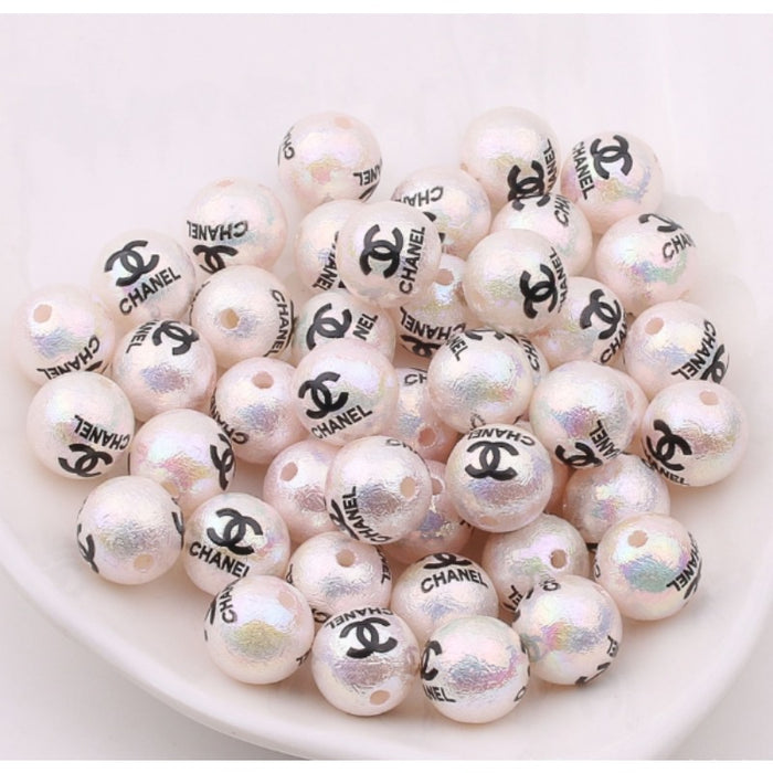 Wholesale 100pcs 16mm Acrylic Imitation Pearl Cream Round Beads JDC-BDS-ZhiXiang002