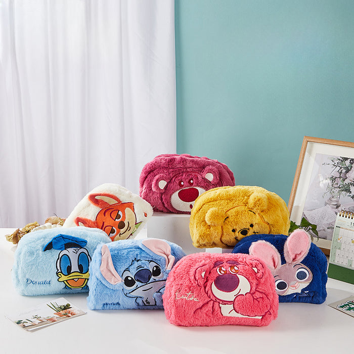 Wholesale Plush Cosmetic Bag Cute Cartoon Clutch Bag Large Capacity Cosmetic Storage Bag JDC-CB-YiSheng001